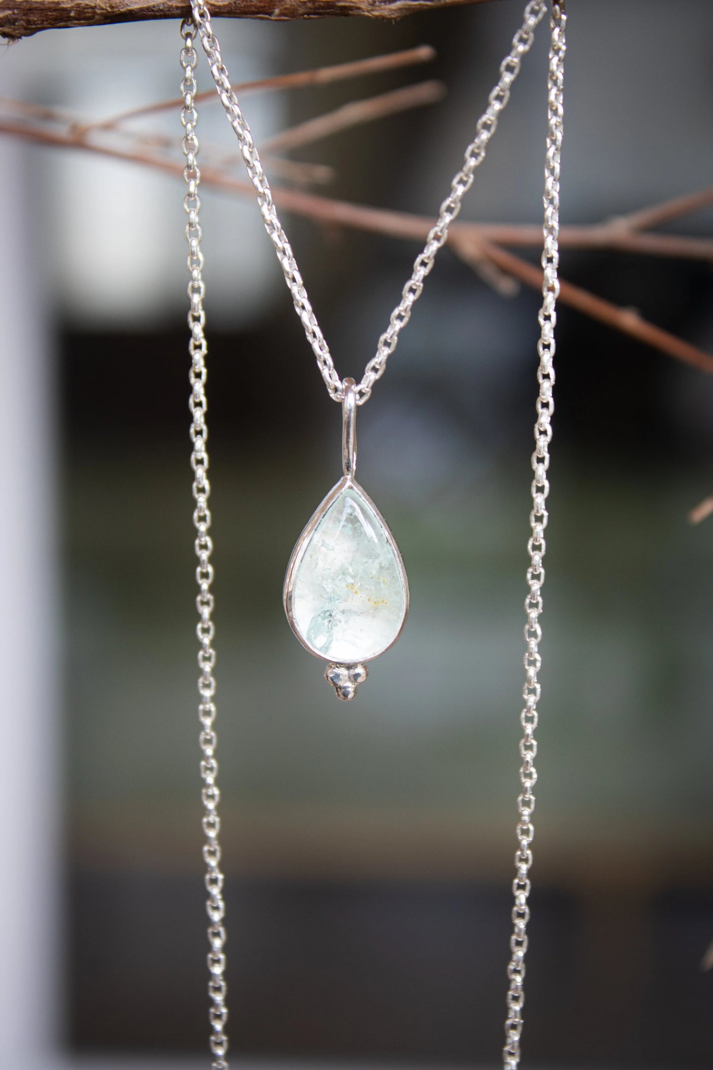 Gemstones Silver Pendant - ORI Jewelry