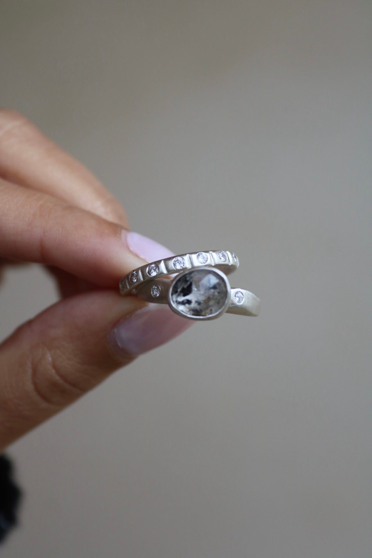 Cubic Zirconia Silver Ring