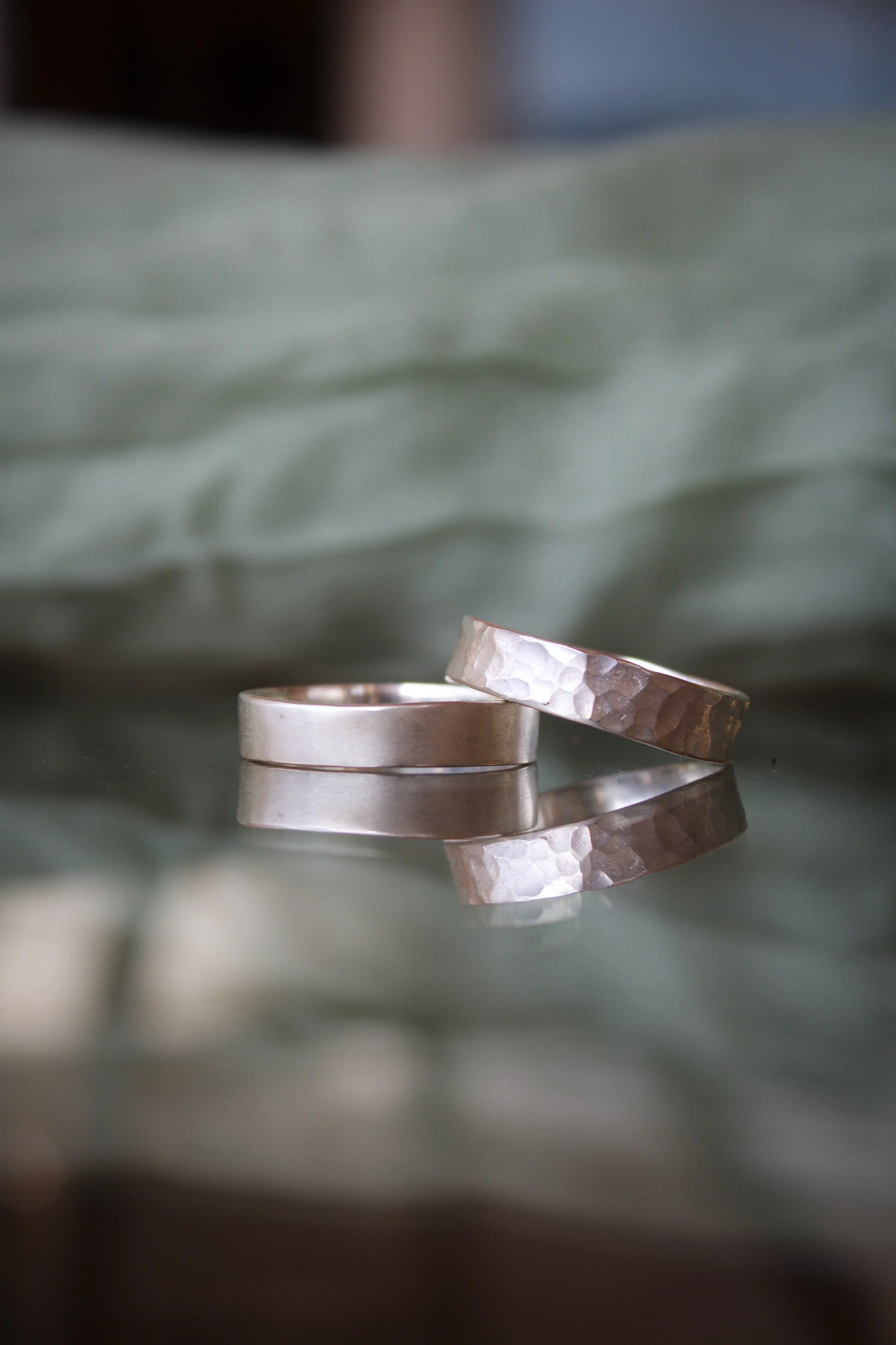 Unisex silver band ring - ORI Jewelry