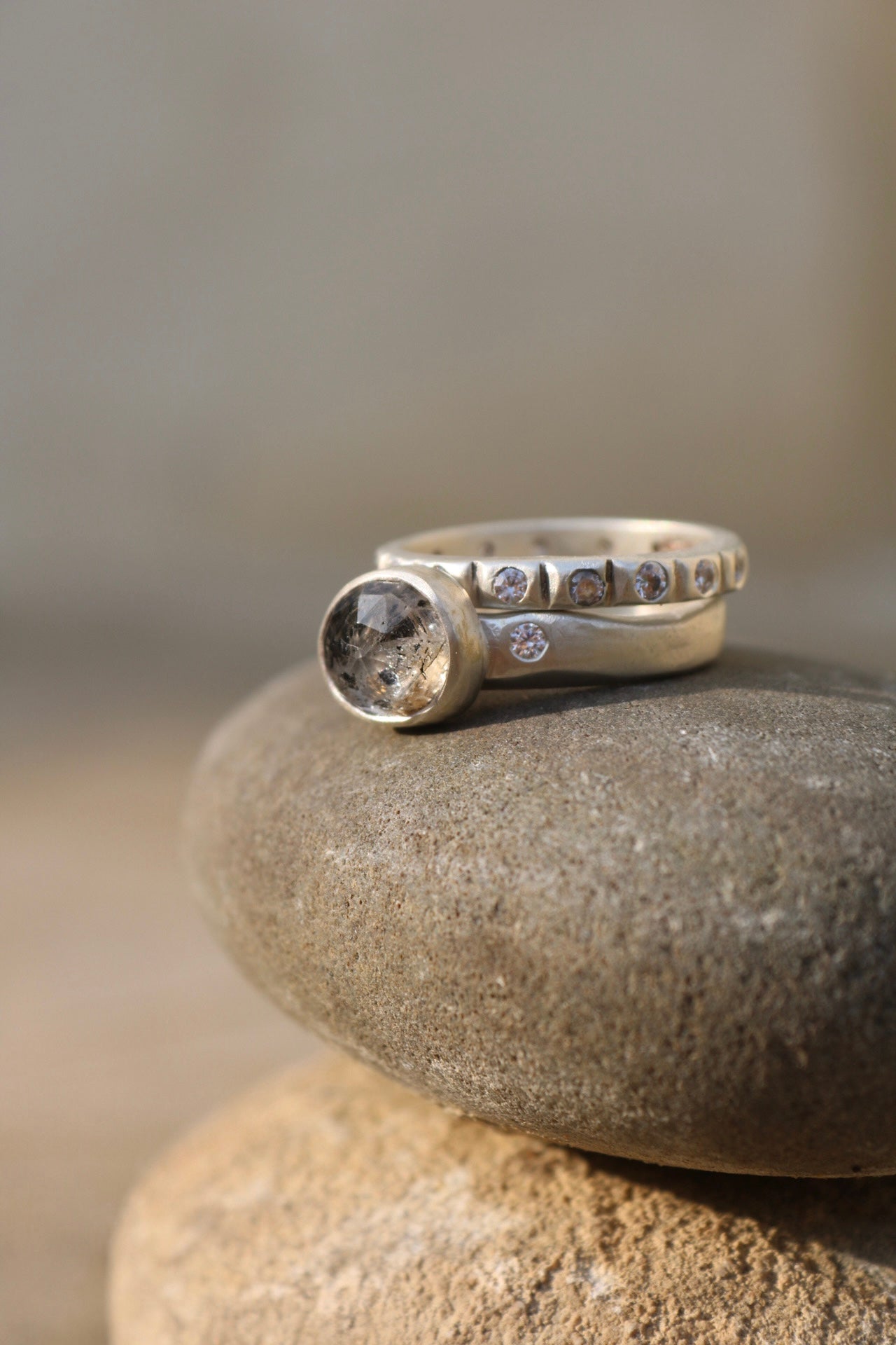 Cubic Zirconia Silver Ring