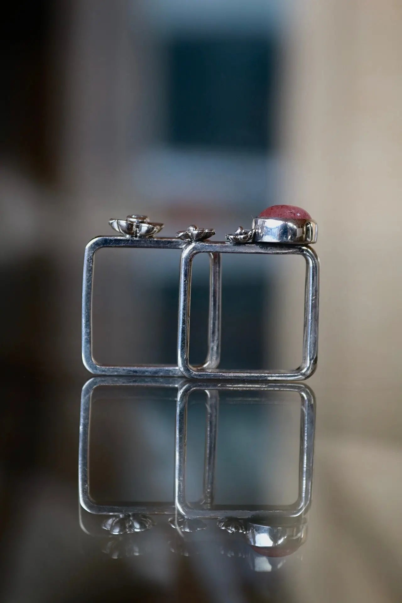 Sakura square ring 7.0 - ORI Jewelry