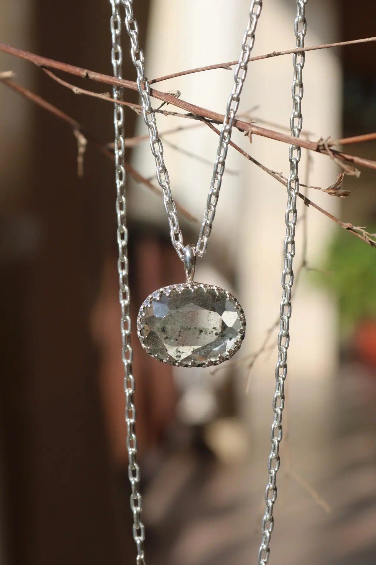 Aquamarine Silver Pendant - ORI Jewelry