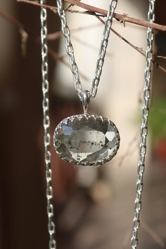 Aquamarine Silver Pendant - ORI Jewelry