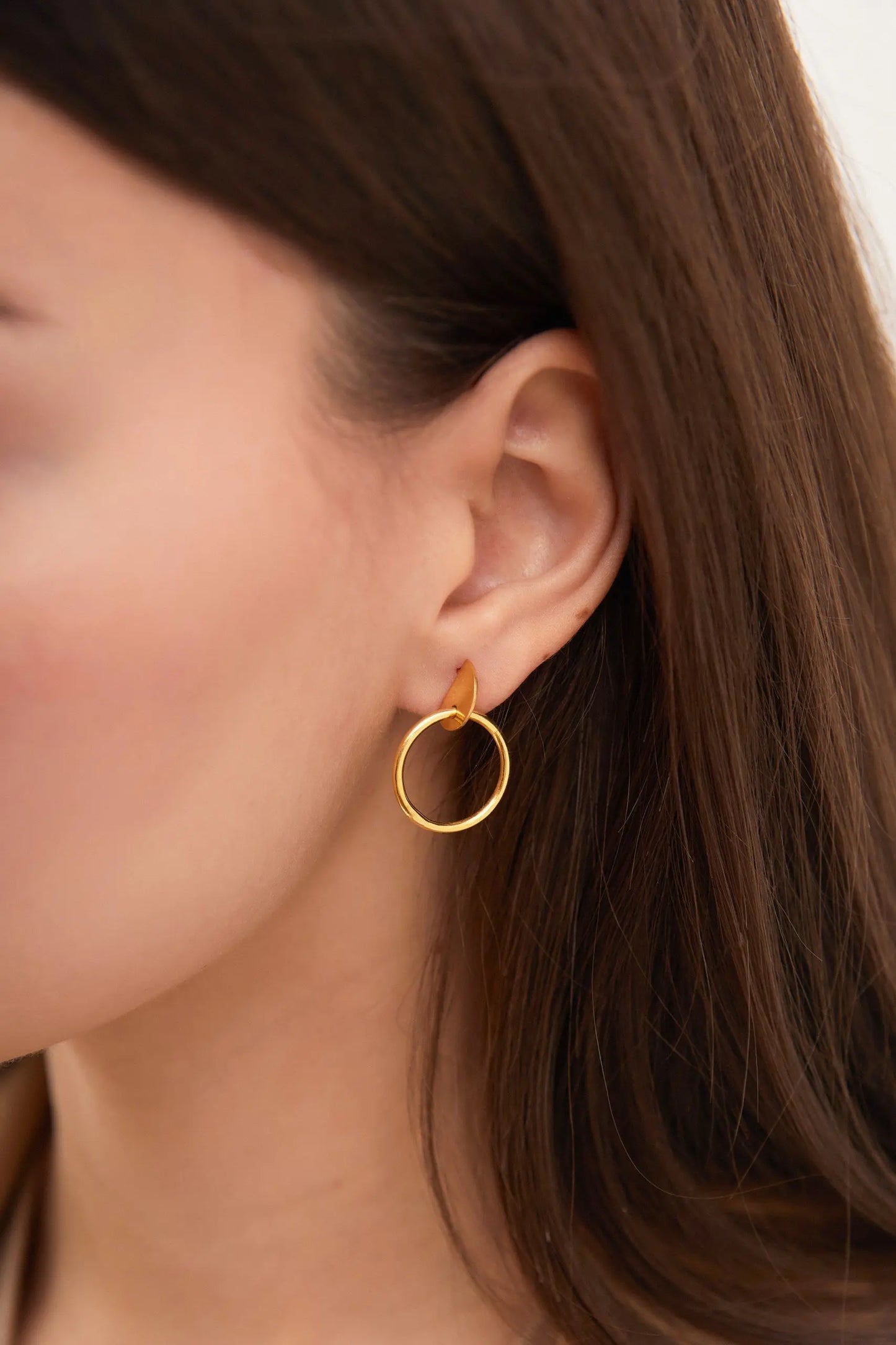 Handmade Gold Earring