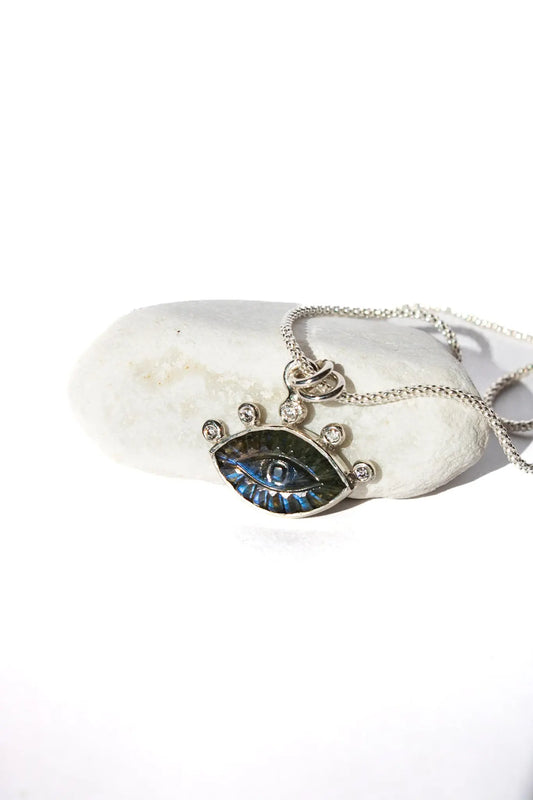 Third Eye Pendant — Labradorite Jewelry ORI Jewelry ORI Jewelry