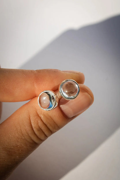 Blue Topaz Stud earrings ORI Jewelry ORI Jewelry